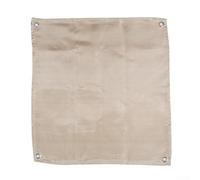 WIIYENA Tapis de protection ignifuge en fibre de verre pour barbecue 50 x 50 cm résistant à la chaleur pour barbecues et foyers, beige