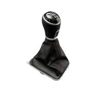 WIJHJET 5GG713203A Pour LHD Pour Golf 7 MK7 2013 2014-2017 Pommeau Levier Vitesse Soufflet Housse Protection En Cuir Manuel 5/6 Vitesses Pommeau Levier Vitesse Voiture(6-Speed)