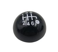 WIJHJET Cache-pommeau Levier Vitesse 5/6 Rapports Pour Fiat Pour 500/500C 2007-2018 Pommeau Levier Vitesse Voiture(6 speed-Black)