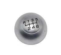 WIJHJET Cache-pommeau Levier Vitesse À 6 Rapports Pour ALFA Pour ROMEO Et Pour GIULIETTA 2010 - Accessoires Intérieurs Pommeau Levier Vitesse Voiture(Silver-black)