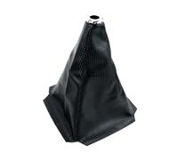 WIJHJET Colliers Levier Vitesse Universels En Cuir PU Pour Voiture Fibre Carbone Couvercle Coffre Manuel Accessoires D'intérieur Pommeau Levier Vitesse Voiture(Carbon Black-Line)