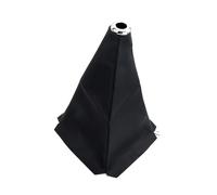 WIJHJET Colliers Levier Vitesse Universels En Cuir PU Pour Voiture Fibre Carbone Couvercle Coffre Manuel Accessoires D'intérieur Pommeau Levier Vitesse Voiture(Black-Line)