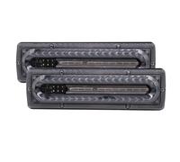 WIJHJET Feux Arrière Lot De 2 Bandes Lumineuses LED 12 V-24 V Pour Remorque De Camion, Clignotants, Feux Arrière, Freinage