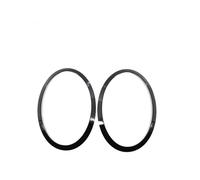 WIJHJET Feux Arrières Cadre De Phare Arrière/police, 2 Pièces, Anneau De Garniture De Phare Pour MINI, Pour COOPER F55 F56 F57 2013-2017 51712355791 51712355798 Feu Stop Arrière(Headlight Frame)