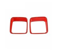 WIJHJET Feux Arrières Couverture De Décoration De Feu Arrière Extérieur De Voiture, Pour Jeep Pour Renegade 2016 2017 2018 2019 2020 2021 2022 2023 Feu Stop Arrière(Rouge)