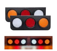 WIJHJET Feux Arrières Feu Arrière Dynamique Universel Pour Camion Clignotant Feu Freinage Arrière Feu Signalisation Inversé Pour Remorque Camion Bus Caravane Camping-car Feu Stop Arrière