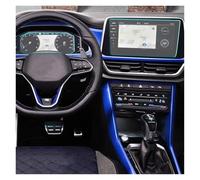 WIJHJET Films Protection Navigation Touchscreen Film De Protection Autocollant Pour Écran LCD En Verre Trempé Pour Navigation Voiture Pour VW Pour T Roc 2022 Accessoires Pour Tableau Bord