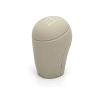 WIJHJET Housse Protection Antidérapante En Silicone Pour Levier Vitesse Manuel Voiture Pour Golf Et Pour Jetta Pommeau Levier Vitesse Voiture(6 speed-beige)