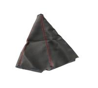 WIJHJET Housse Protection Pour Pommeau Levier Vitesse En Cuir PU AT MT Pour Volvo Pour S60 Pour V70 Pour XC90 Accessoires D'intérieur Voiture Pommeau Levier Vitesse Voiture(Rouge)