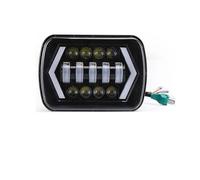 WIJHJET Phares Avant Ampoule Phare LED Étanche 55 W 7 X 6 Pouces 5 X 7 Pouces Faisceau Hi-Lo Halo Pour Jeep Pour Cherokee XJ Accessoires D'éclairage Voiture(1piece)