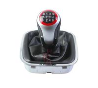 WIJHJET Pommeau Levier Vitesse 5/6 Vitesses Avec Soufflet Protection Pour VW Pour Polo 6R 6C Berline À Hayon 2011-2019 Pommeau Levier Vitesse Voiture(6 VITESSES)