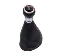 WIJHJET Pommeau Levier Vitesse 5/6 Vitesses En Cuir PU Pour Seat Pour Ibiza 1996-2001 Pommeau Levier Vitesse Voiture(B-6 Speed)