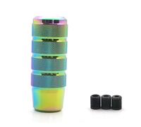 WIJHJET Pommeau Levier Vitesse Universel Antidérapant En Aluminium 95 Mm Pour Transmission Manuelle Pommeau Levier Vitesse Voiture(Chrome)