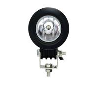 WIJHJET Pour Auto Pour Camion Pour VTT 4X4 4WD Pour Moto LED Travail 2 Pouces Lumière 10W 12V 24V Indicateur Feu Antibrouillard Phare De Conduite Phare Avant Moto(1X round spot)