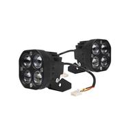 WIJHJET Pour Banshee 350 Pour YFZ350 1987-1990 1991 1992 1993 1994 1995 1996 1997 1998 1999 2000 2001 Kit De Phares À LED Ampoules De Lentille Lumières Phare Avant Moto