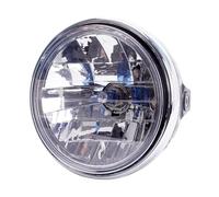 WIJHJET Pour CB1100SF Pour HORNET 7" 35W 12V Phare LED Rond Universel Pour Moto Ampoule H4 Lentille Transparente Lampe Frontale De Course 7,8" Phare Avant Moto(1 piece Black)