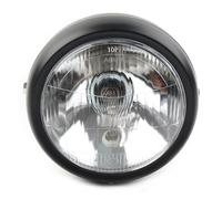 WIJHJET Pour Dyna Pour FXDL Pour Softai Pour Sportster Pour Cruiser Pour Choppers Moto 5,75" Rétro Phare Lampe Frontale Phare Avant Moto(Transparent Lens)
