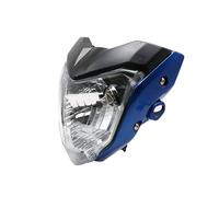 WIJHJET Pour FZ16 Pour FZER150 Pour YS150 Ensemble De Phare Avant Moto Support Lampe 4 Couleurs Phare Avant Moto(Bleu)
