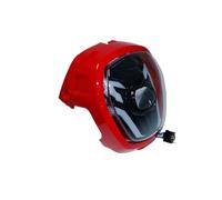 WIJHJET Pour NAVI 110 2017 2018 2019 2020 2021 Ensemble De Phares LED DRL Pour Moto 33110-k74-a01 Lampe Frontale Tout-terrain Phare Avant Moto(Red 2017-2021)