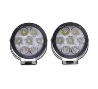 WIJHJET Pour Phares De Moteur Pour Suzuki 120W 4,5 Pouces Phares À LED Pour Moto Filtre De Couleur Caché Phare Rond Phare Avant Moto(2pc-white)