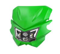 WIJHJET Pour Pour D-Tracker 125 150 KLX125 KLX150 2013-2016 Ensemble De Phares À LED Carénage Accessoires Moto Lampe Frontale Phare Avant Moto(With Fairing green)