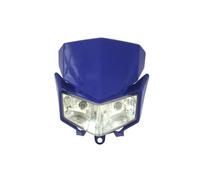 WIJHJET Pour Pour KLX 250 250S 250SF Pour D-Tracker Dirt Bike Motocross Phare Carénage Moto Off Road Double Phare Avant Moto(Bleu)