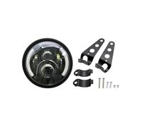 WIJHJET Pour Suzuki 7,5 Pouces Blanc/ambre Rond Phare LED Universel Pour Moto Phare Avant Moto(A full set)