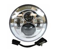 WIJHJET Pour Touring Pour Electra Pour Glide 7" Projecteur LED Phare Moto + 4 1/2 Feux De Croisement Antibrouillard Pièces Support 7 Pouces Phare Avant Moto(Only 7 inch chrome)