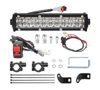 WIJHJET Pour TTR110 YZ250F YZ450F Pour Suzuki Moto Phare Guidon Barre Lumineuse LED Ensemble 60W Kit Compatible Avec La Plupart Des Guidons 7/8" Phare Avant Moto