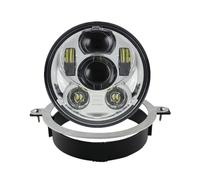 WIJHJET Pour VTX 1800 1300 2002-2008 Kit Avec Support Et Matériel - Plug And Play (génération III) Phare LED 5 3/4" Phare Avant Moto(Slive A)