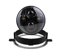 WIJHJET Pour VTX 1800 1300 2002-2008 Kit Avec Support Et Matériel - Plug And Play (génération III) Phare LED 5 3/4" Phare Avant Moto(Black B)