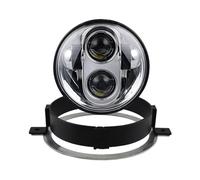 WIJHJET Pour VTX 1800 1300 2002-2008 Kit Avec Support Et Matériel - Plug And Play (génération III) Phare LED 5 3/4" Phare Avant Moto(Slive B)