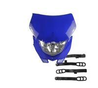 WIJHJET Pour WRF250 400 426 450 WR250 WR450 Pour YZ Pour YZF Pour Enduro Motocross Phare Dirt Bike H4 12V Course Avant Phare Avant Moto(Bleu)