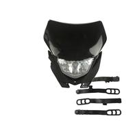 WIJHJET Pour WRF250 400 426 450 WR250 WR450 Pour YZ Pour YZF Pour Enduro Motocross Phare Dirt Bike H4 12V Course Avant Phare Avant Moto(Le noir)