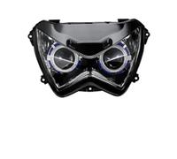 WIJHJET Pour Z800 Z250 2013 2014 2015 2016 Angel Eye HID Projecteur Phare Ensemble LED Lumières Étanches Phare Avant Moto(Bule)
