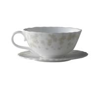 Wik & Walsøe Tasse à thé et soucoupe Slåpeblom 30 cl Gris
