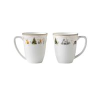 Wik & Walsøe Tasse à vin chaud Julemorgen Lot de 2 Blanc-multi