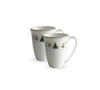 Wik & Walsøe Tasse Julemorgen 30 cl. lot de 2 blanc