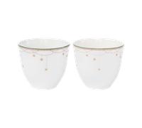 Wik & Walsøe Tasse Julemorgen Guirlande 20 cl. pack de 2 Blanc