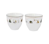 Wik & Walsøe Tasse Julemorgen Story 20 cl. pack de 2 Blanc