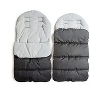 WIKEA Sac de couchage universel 3 en 1 pour poussette - Imperméable - Coupe-vent - Résistant au froid - Amovible