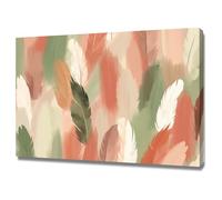 WIKEO Moderne Impression sur Toile Tableau Affiche florale moderne Moderne Impression sur Toile Tableau Décoration Murale En cadeau pour chambre à coucher Bureau Galerie(Rose)-70x100cm Encadrée