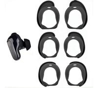 Wiki VALLEY Lot de 3 paires d'embouts de rechange en silicone pour écouteurs Bose QuietComfort Earbuds II et Ultra Earbuds - Noir