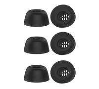 Wiki VALLEY Paire de bouchons d'oreilles de rechange en silicone antidérapants compatibles avec les écouteurs Huawei FreeBuds Pro et l'étui de chargement - Noir