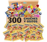 WikiMark - Assortiment de 100 friandises et mini sachets de bonbons ours. Idéal pour les fêtes d'enfants, les anniversaires, les sacs de friandises et bonbons, remplissage de pommes de pinata. (300
