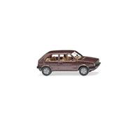 Wiking 004504 H0 Modèle réduit de Voiture particulière Volkswagen Golf II, Rond-Point-met.