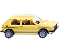 Wiking 004505 H0 Modèle réduit de voiture particulière Volkswagen Golf I GTI, jaune citron