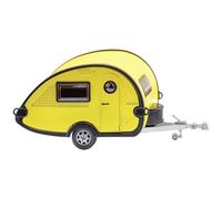 Wiking 009236 H0 Modèle réduit de remorque T@B Caravane - jaune/noir
