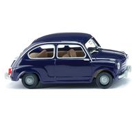 WIKING 0099 07 Fiat 600 - Bleu Foncé HO 1:87