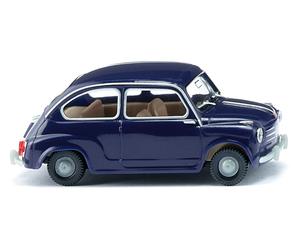 WIKING 0099 07 Fiat 600 - Bleu Foncé HO 1:87